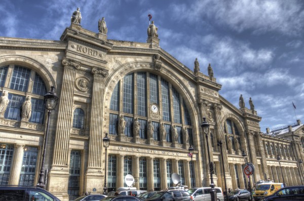 picture Paris Gare du Nord train station