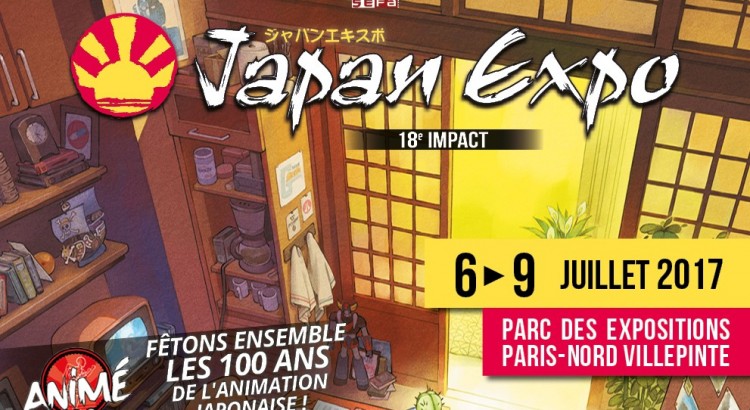affiche japan expo 2017 6 9 juillet paris nord villepinte