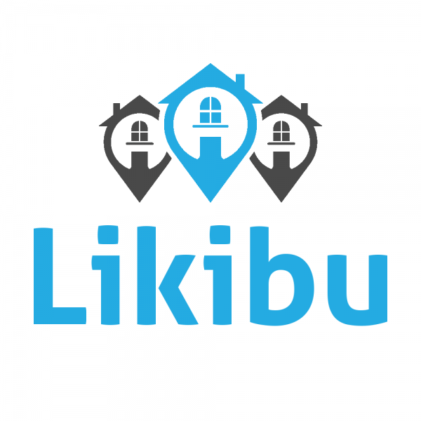 logo carré blanc bleu likibu